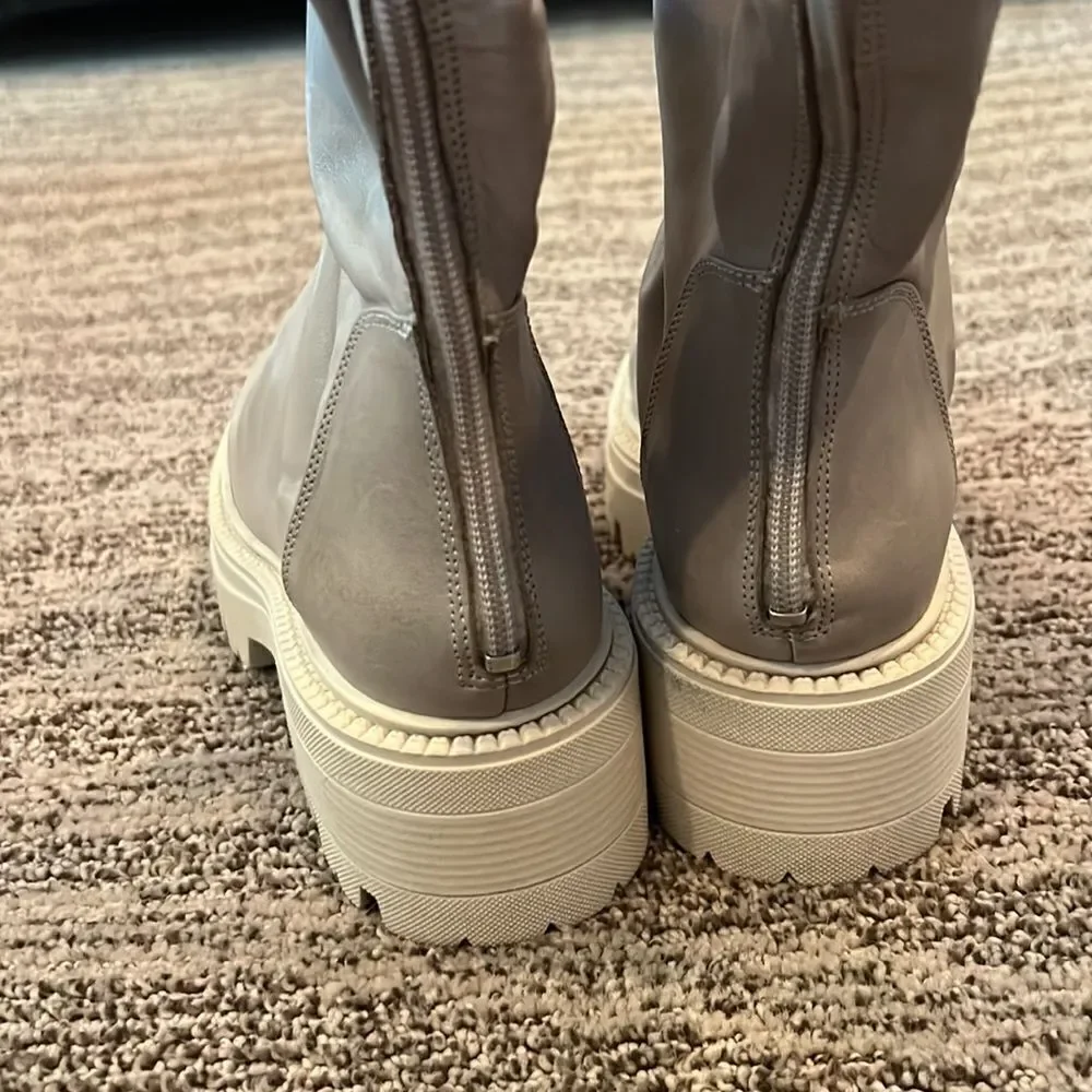 Free People Emma Ruched Boots US 8